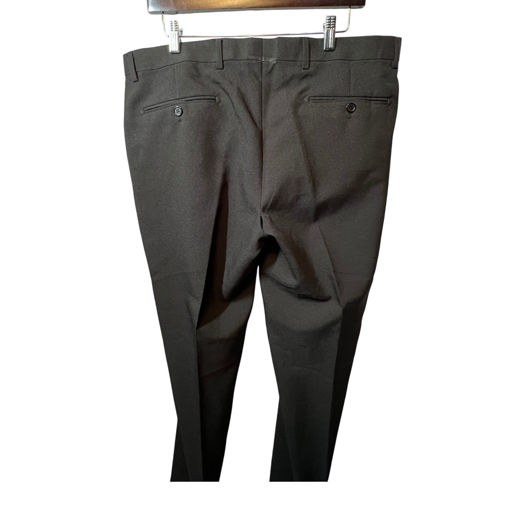 Alain Dupetit Black Suit Pants Mens 42R/36W Dress Slacks‎ Trousers - Picture 12 of 13